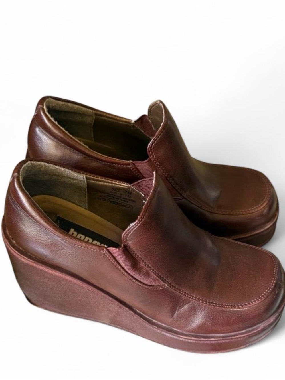 90s Brown BONGO Platform Loafers - Picture 3 of 7